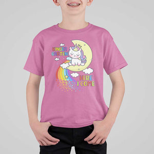 Kindergarten Here I come T Shirt For Kid Cute Unicorn Back To School TS09 Azalea Print Your Wear