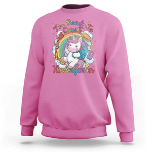 I'm Ready To Crush Kindergarden Sweatshirt Rainbow Unicorn Back To School TS09 Azalea Print Your Wear