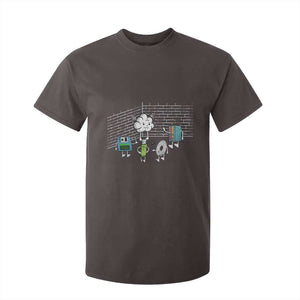 Funny Software Developers T Shirt For Kid Computer Storage Evolution Cloud TS09 Dark Chocolate Print Your Wear
