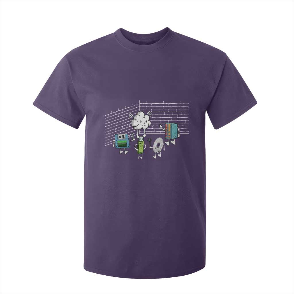 Funny Software Developers T Shirt For Kid Computer Storage Evolution Cloud TS09 Purple Print Your Wear