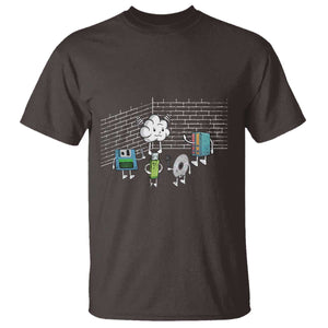 Funny Software Developers T Shirt Computer Storage Evolution Cloud TS09 Dark Chocolate Print Your Wear