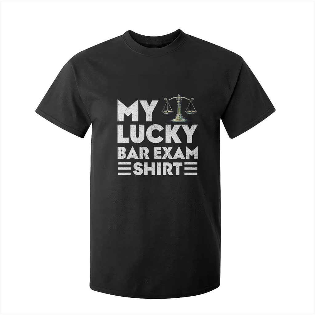 Lawyer Law School My Lucky Bar Exam T Shirt For Kid TS09 Black Print Your Wear