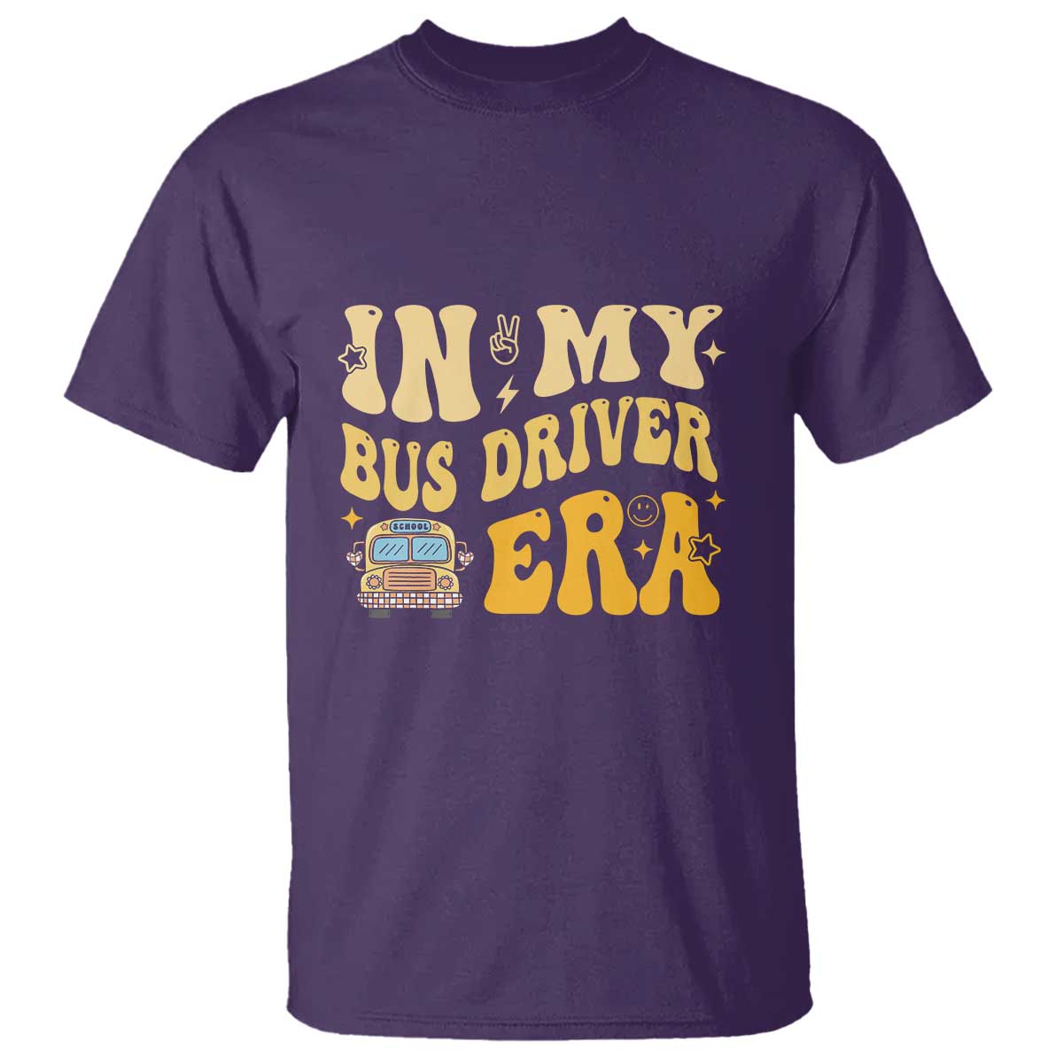 In My Bus Driver Era T Shirt TS09 Purple Print Your Wear