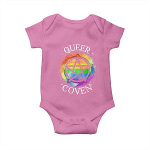 Funny Halloween LGBT Baby Onesie Queer Coven TS09 Azalea Print Your Wear