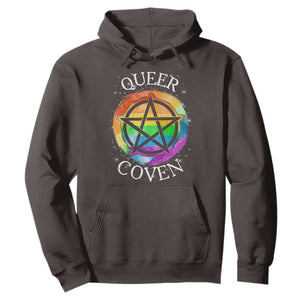 Funny Halloween LGBT Hoodie Queer Coven TS09 Dark Chocolate Print Your Wear