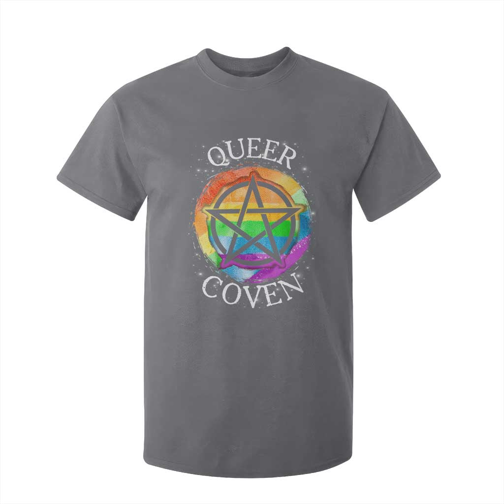 Funny Halloween LGBT T Shirt For Kid Queer Coven TS09 Charcoal Print Your Wear