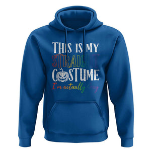 Funny Halloween LGBT Hoodie This Is My Straight Costume TS09 Royal Blue Print Your Wear