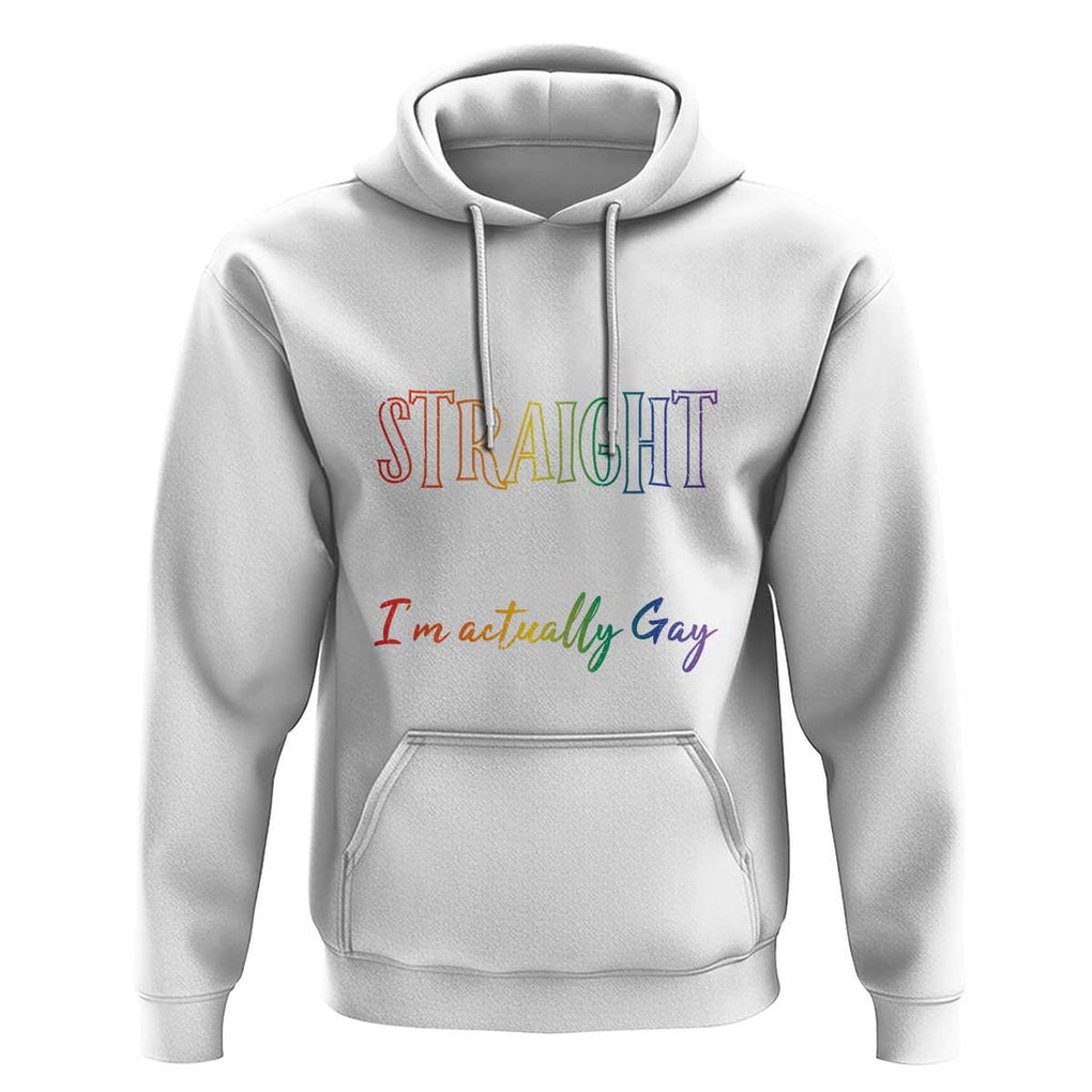 Funny Halloween LGBT Hoodie This Is My Straight Costume TS09 White Print Your Wear