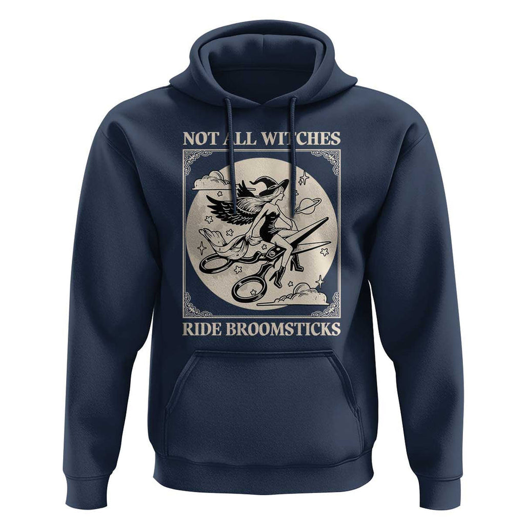Funny Halloween Lesbian Hoodie Some Witches Don't Ride Broomsticks Les Witch TS09 Navy Print Your Wear