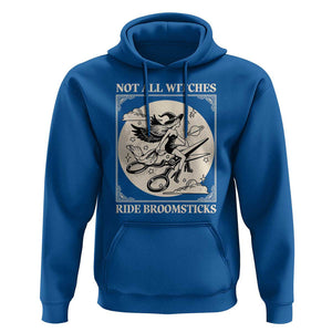 Funny Halloween Lesbian Hoodie Some Witches Don't Ride Broomsticks Les Witch TS09 Royal Blue Print Your Wear
