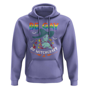 Funny Halloween LGBT Hoodie Be Gay Do Witchcraft Rainbow Witch TS09 Violet Print Your Wear
