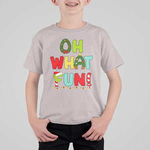 Oh What Fun Christmas Tree Candy Cane T Shirt For Kid TS09 Printyourwear