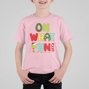 Oh What Fun Christmas Tree Candy Cane T Shirt For Kid TS09 Printyourwear