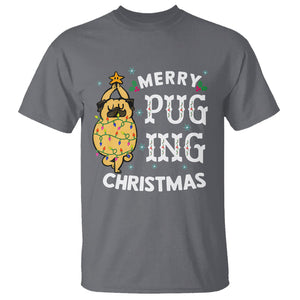 Merry Pugging Christmas Dog Pugmas Pug Xmas T Shirt TS09 Printyourwear