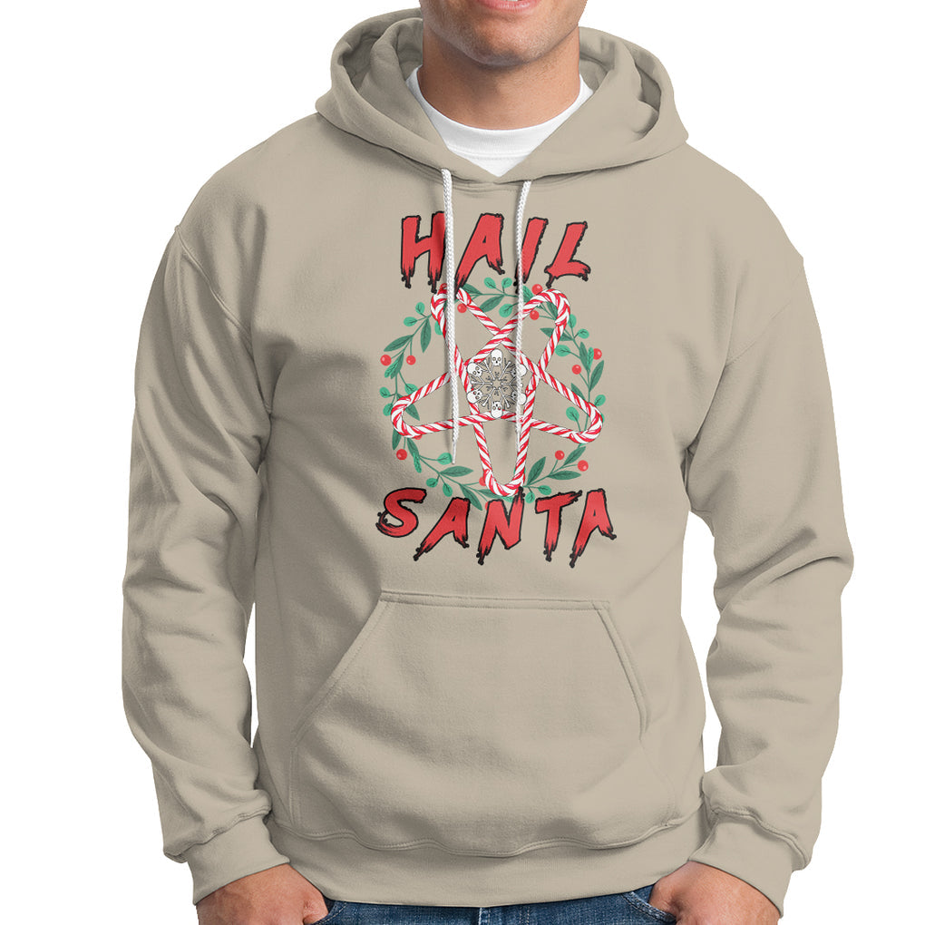 Hail Santa Krampus Ugly Christmas Candy Star Hoodie TS09 Printyourwear