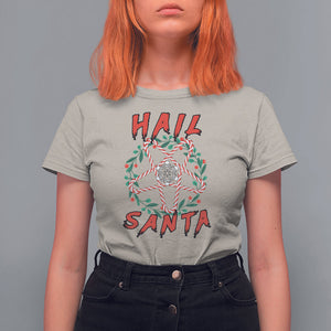 Hail Santa Krampus Ugly Christmas Candy Star T Shirt For Women TS09 Printyourwear