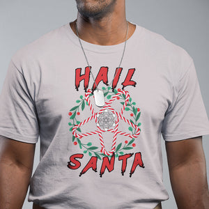 Hail Santa Krampus Ugly Christmas Candy Star T Shirt TS09 Printyourwear