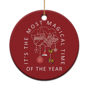 It's The Most Magical Time Of The Year Dream Castle Christmas Ornament TS09 Print Your Wear