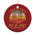 Christian Christmas Ornament Walk By Faith Not By Sight Retro TS09 Print Your Wear