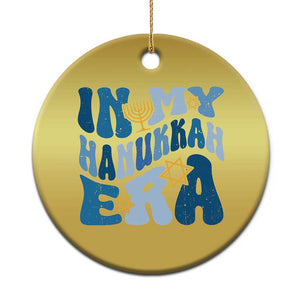 In My Hanukkah Era Christmas Ornament Groovy Chanukkah Jewish TS09 Print Your Wear