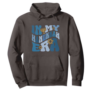 In My Hanukkah Era Hoodie Groovy Chanukkah Jewish TS09 Dark Chocolate Print Your Wear