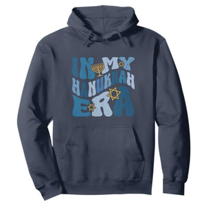 In My Hanukkah Era Hoodie Groovy Chanukkah Jewish TS09 Navy Print Your Wear