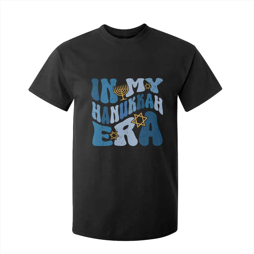 In My Hanukkah Era T Shirt For Kid Groovy Chanukkah Jewish TS09 Black Print Your Wear