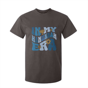 In My Hanukkah Era T Shirt For Kid Groovy Chanukkah Jewish TS09 Dark Chocolate Print Your Wear