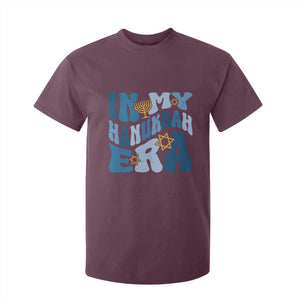 In My Hanukkah Era T Shirt For Kid Groovy Chanukkah Jewish TS09 Maroon Print Your Wear