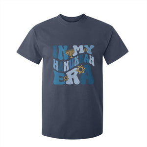 In My Hanukkah Era T Shirt For Kid Groovy Chanukkah Jewish TS09 Navy Print Your Wear