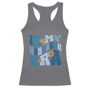 In My Hanukkah Era Racerback Tank Top Groovy Chanukkah Jewish TS09 Charcoal Print Your Wear