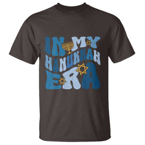 In My Hanukkah Era T Shirt Groovy Chanukkah Jewish TS09 Dark Chocolate Print Your Wear