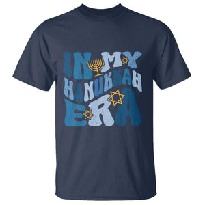 In My Hanukkah Era T Shirt Groovy Chanukkah Jewish TS09 Navy Print Your Wear