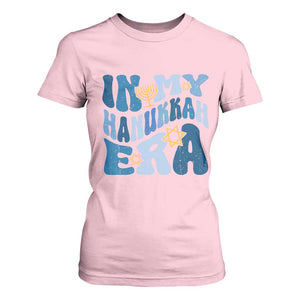 In My Hanukkah Era T Shirt For Women Groovy Chanukkah Jewish TS09 Light Pink Print Your Wear