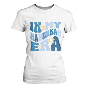 In My Hanukkah Era T Shirt For Women Groovy Chanukkah Jewish TS09 White Print Your Wear