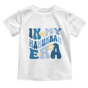 In My Hanukkah Era Toddler T Shirt Groovy Chanukkah Jewish TS09 White Print Your Wear