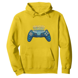 Funny Hanukkah Gamer Gaming Hoodie TS09 Daisy Print Your Wear