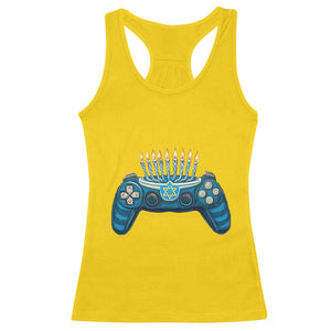 Funny Hanukkah Gamer Gaming Racerback Tank Top TS09 Daisy Print Your Wear