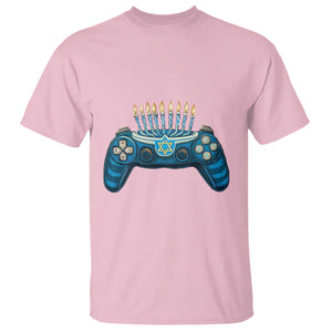 Funny Hanukkah Gamer Gaming T Shirt TS09 Light Pink Print Your Wear