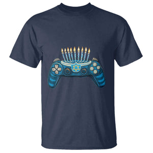 Funny Hanukkah Gamer Gaming T Shirt TS09 Navy Print Your Wear