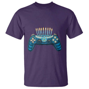 Funny Hanukkah Gamer Gaming T Shirt TS09 Purple Print Your Wear