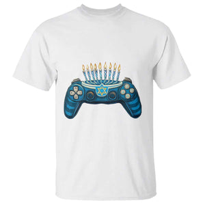 Funny Hanukkah Gamer Gaming T Shirt TS09 White Print Your Wear