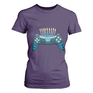 Funny Hanukkah Gamer Gaming T Shirt For Women TS09 Purple Print Your Wear