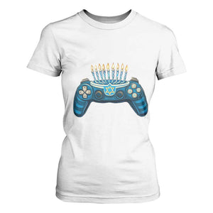 Funny Hanukkah Gamer Gaming T Shirt For Women TS09 White Print Your Wear