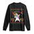 Funny Hanukkah Long Sleeve Shirt Jewnicorn Jewish Unicorn Rainbow TS09 Black Print Your Wear