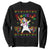 Funny Hanukkah Sweatshirt Jewnicorn Jewish Unicorn Rainbow TS09 Black Print Your Wear