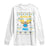 Funny Hanukkah Long Sleeve Shirt Jewdolph Jewish Reindeer Menorah TS09 White Print Your Wear