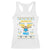 Funny Hanukkah Racerback Tank Top Jewdolph Jewish Reindeer Menorah TS09 White Print Your Wear