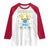 Funny Hanukkah Raglan Shirt Jewdolph Jewish Reindeer Menorah TS09 White Red Print Your Wear