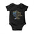 Be A Light Hanukkah Baby Onesie TS09 Black Print Your Wear